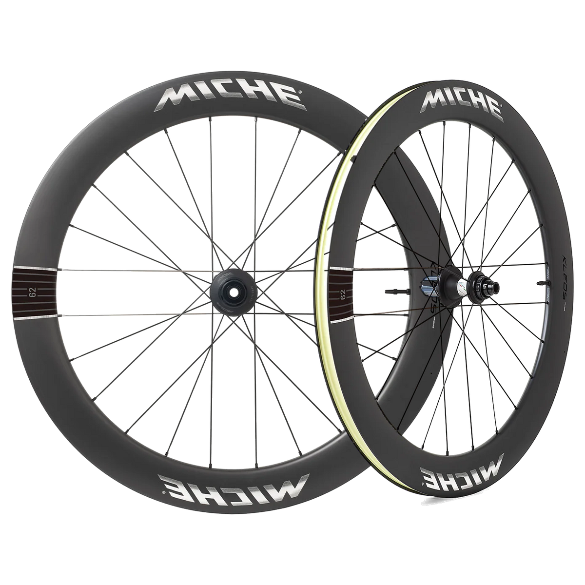 Par de ruedas MICHE KLEOS RD DX62 Tubeless Ready (Center Lock) Team Edition