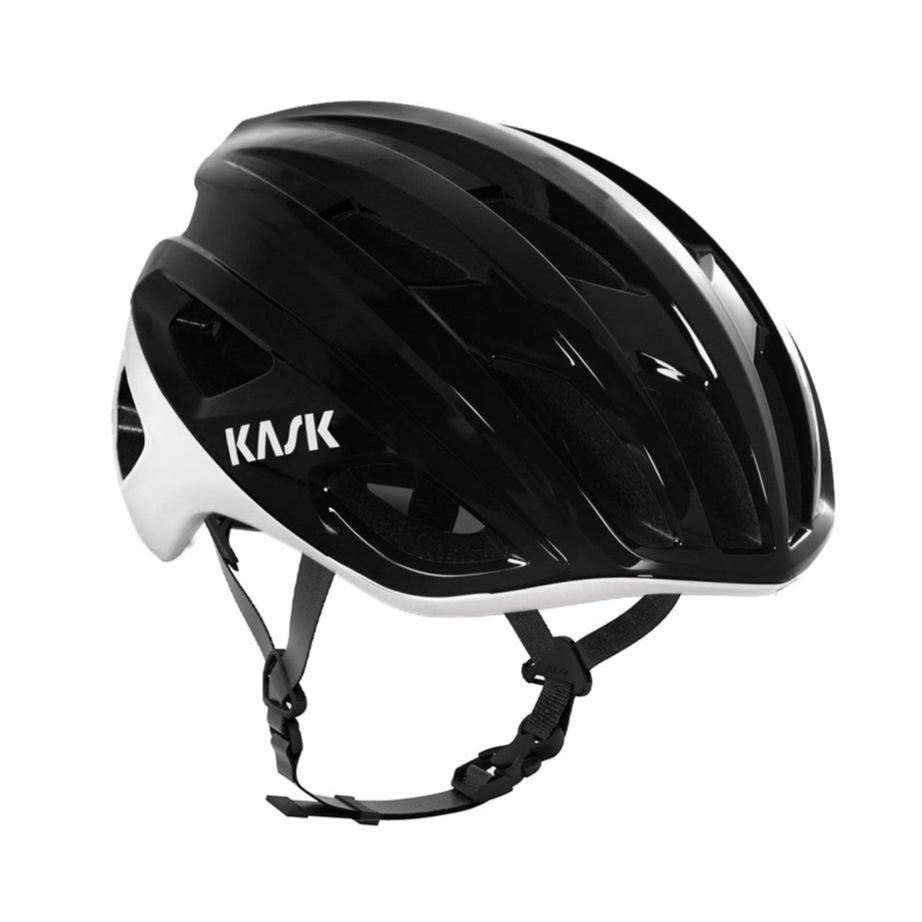 Casco de carretera KASK MOJITO CUBED BICOLOR Negro/Blanco