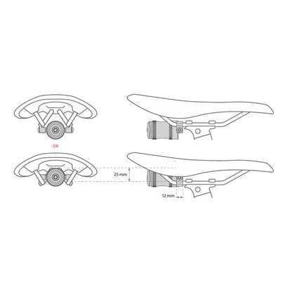 Luz Trasera LEZYNE SADDLE Ai ALERT 250
