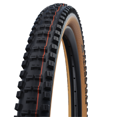 Neumático SCHWALBE BIG BETTY 27.5x2.40 ADDIX SOFT SUPERGRAVITY Tubeless Ready Blando Negro/Marrón