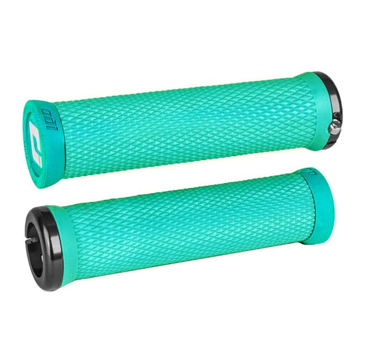 Puños ODI ELITE MOTION V2.1 Lock-on 130 mm Turquesa