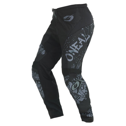 Pantalón O'NEAL ELEMENT RANCID negro/gris - vista frontal