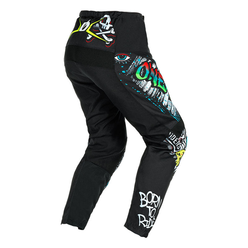Pantalón O'NEAL ELEMENT RANCID júnior negro/gris - vista trasera