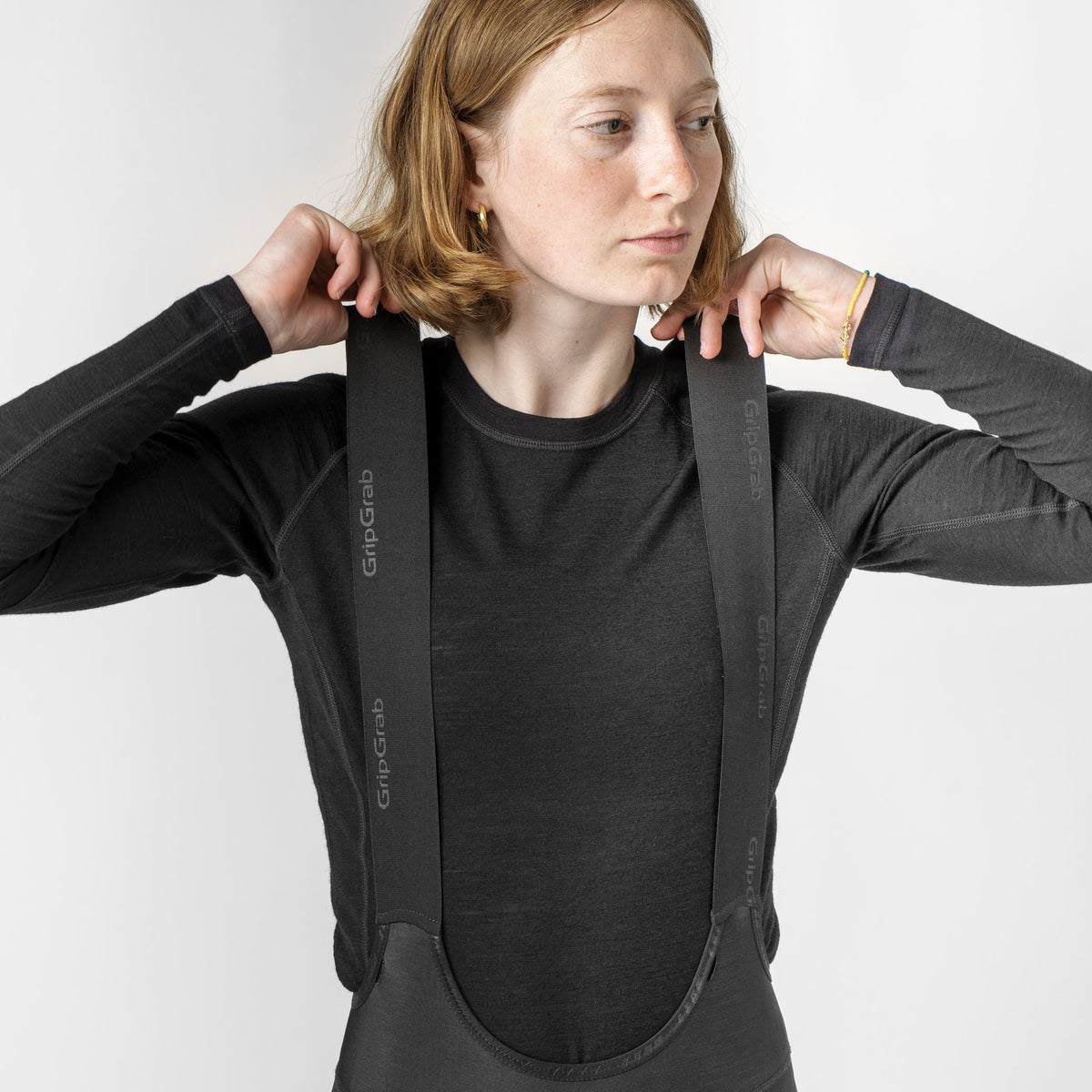 Sous-Vêtement Manches Longues Femme GRIPGRAB MERINO BLEND THERMAL Noir