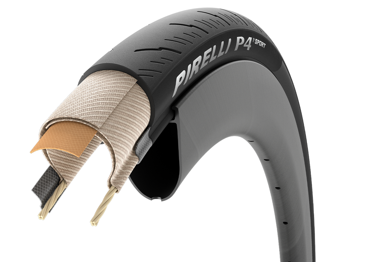 Cubierta PIRELLI P4 SPORT TubeType negra