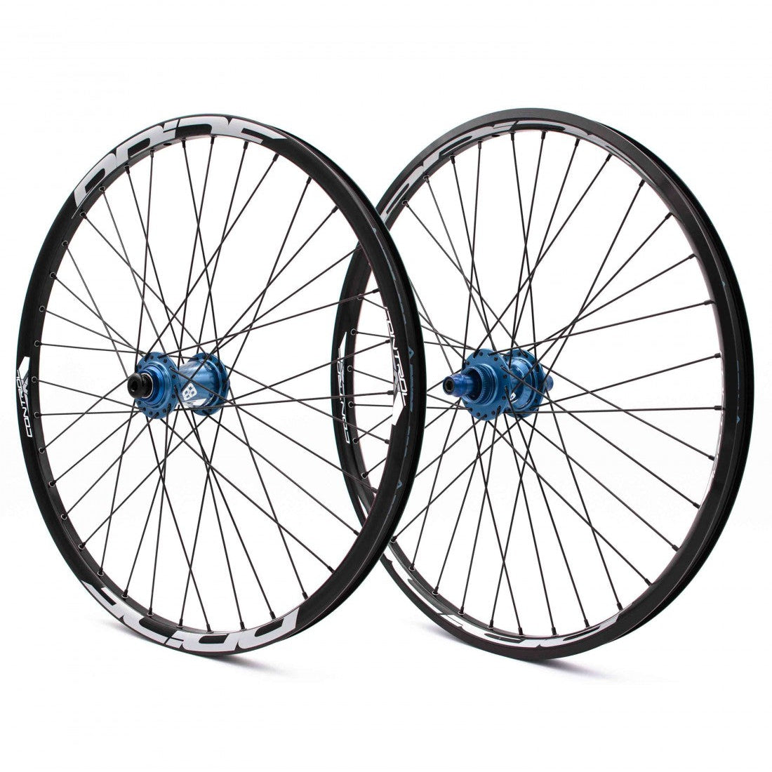 Par de Ruedas PRIDE 24" (507mm) Control V1 V-Brake/Disc Ejes 20/10mm Azul