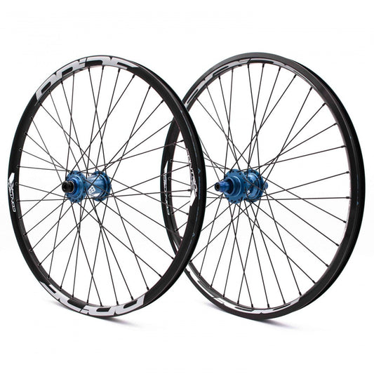 Par de Ruedas PRIDE 24" (507mm) Control V1 V-Brake/Disc Ejes 20/10mm Azul