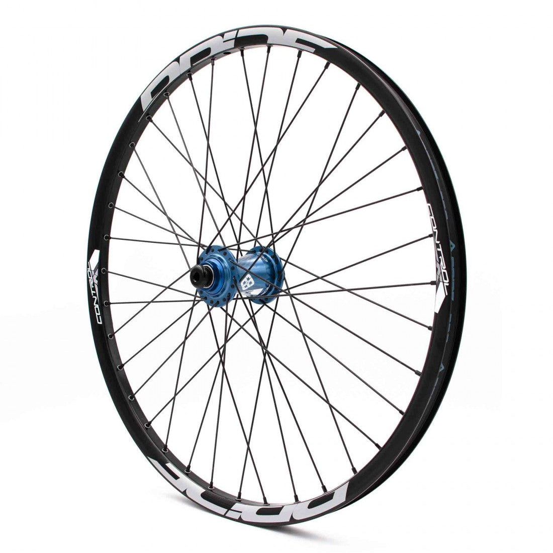 Par de Ruedas PRIDE 24" (507mm) Control V1 V-Brake/Disc Ejes 20/10mm Azul