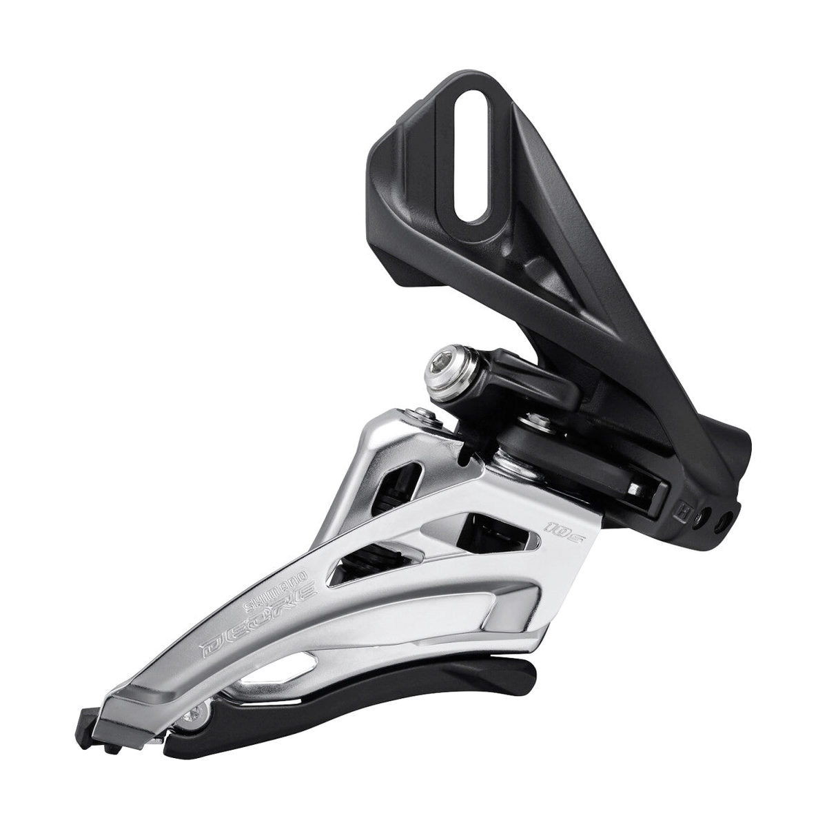 Desviador delantero SHIMANO DEORE FD-M4100-D 10V — vista 1 sobre fondo blanco