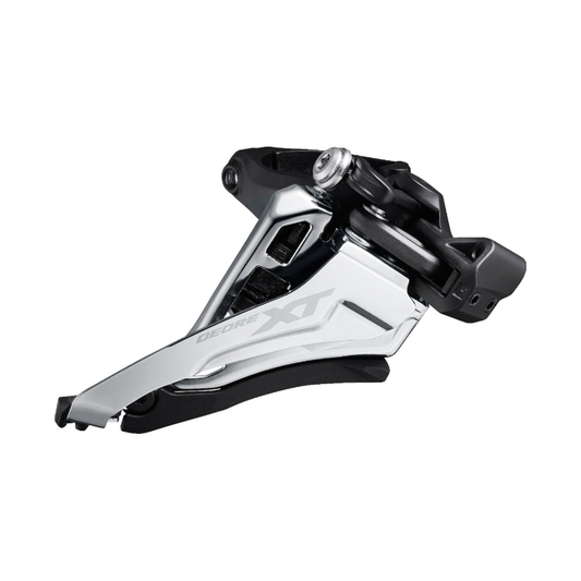 Desviador delantero SHIMANO XT FD-M8100-M 12V — vista 1 sobre fondo blanco
