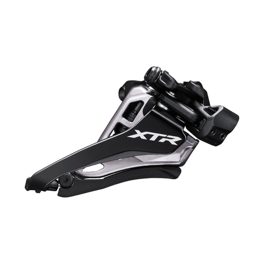 Desviador delantero SHIMANO XTR FD-M9100-M 12V — vista 1 sobre fondo blanco