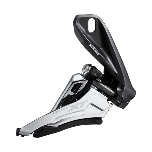Desviador delantero SHIMANO XT FD-M8100-D 12V — vista 1 sobre fondo blanco