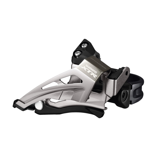 Desviador delantero SHIMANO XTR FD-M9025-L 11V — vista 1 sobre fondo blanco