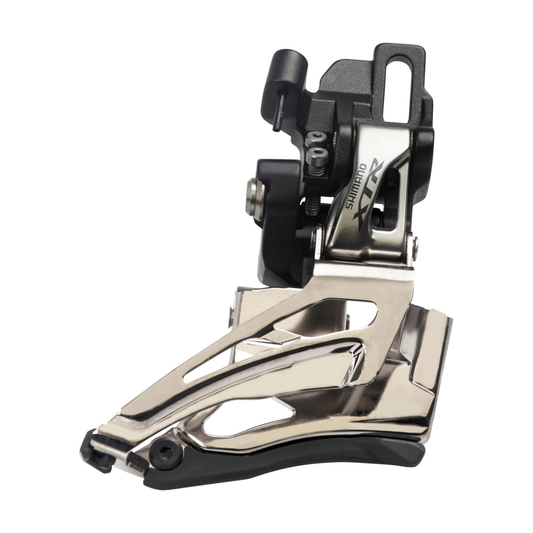 Desviador delantero SHIMANO XTR FD-M9025-D 11V — vista 1 sobre fondo blanco