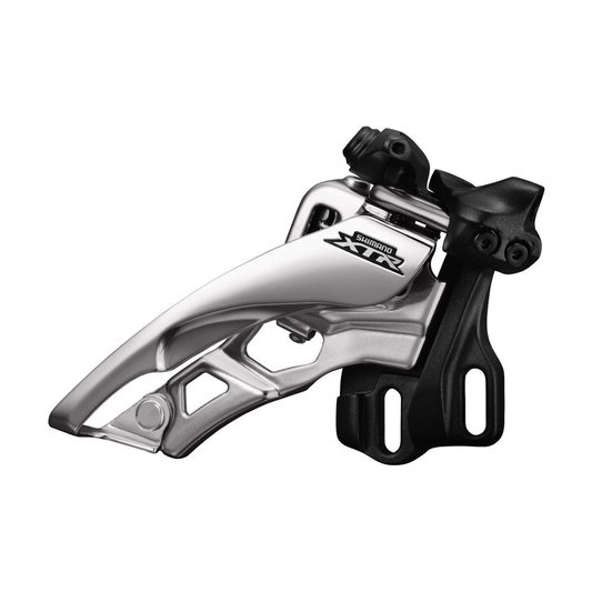 Desviador delantero SHIMANO XTR FD-M9000-E 11V — vista 1 sobre fondo blanco