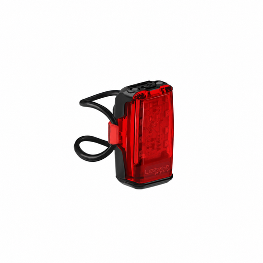 Luz trasera LEZYNE KTV+ DRIVE negra — vista del producto sobre fondo blanco