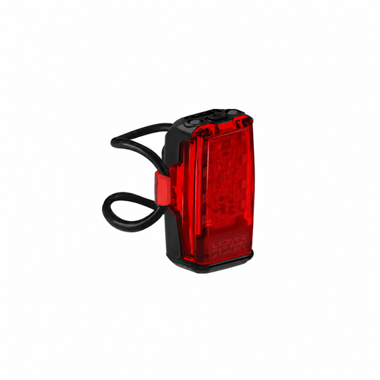 Luz trasera LEZYNE KTV PRO+ Ai ALERT negra — vista del producto sobre fondo blanco