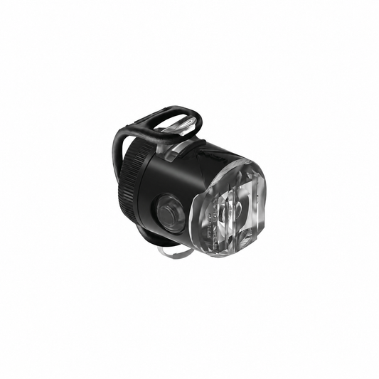 Luz delantera LEZYNE FEMTO USB C DRIVE negra — vista del producto sobre fondo blanco