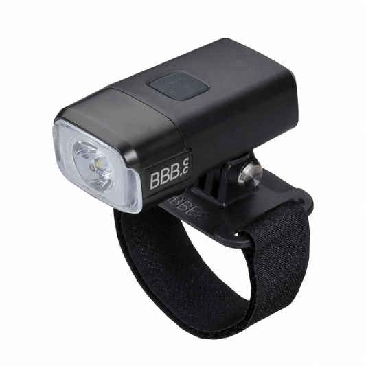 Luz delantera para casco BBB ADVENTURESTRIKE 600 — vista del producto sobre fondo blanco