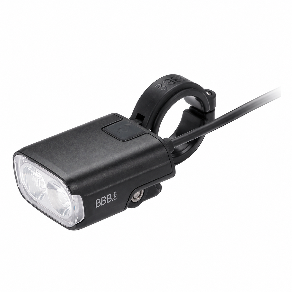 Luz delantera BBB E-STRIKE URBAN 2000 con mando por cable — vista adicional