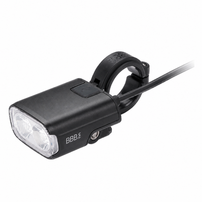 Luz delantera BBB E-STRIKE URBAN 2000 con mando por cable — vista adicional