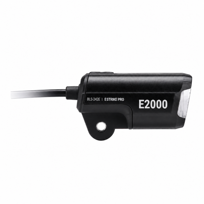 Luz delantera BBB E-STRIKE URBAN 2000 con mando por cable — vista adicional
