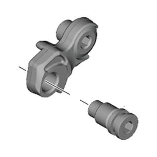 Patilla de cambio trasero SHIMANO RD-M8150-11/12 — vista del producto sobre fondo blanco