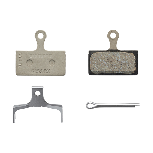Pastillas de freno orgánicas SHIMANO G05S-RX — vista principal