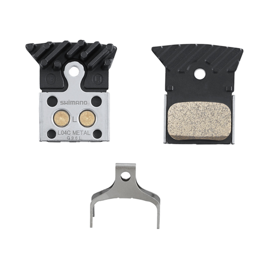 Pastillas de freno metálicas SHIMANO L04C para Dura Ace/Ultegra/105/Tiagra/GRX — vista principal