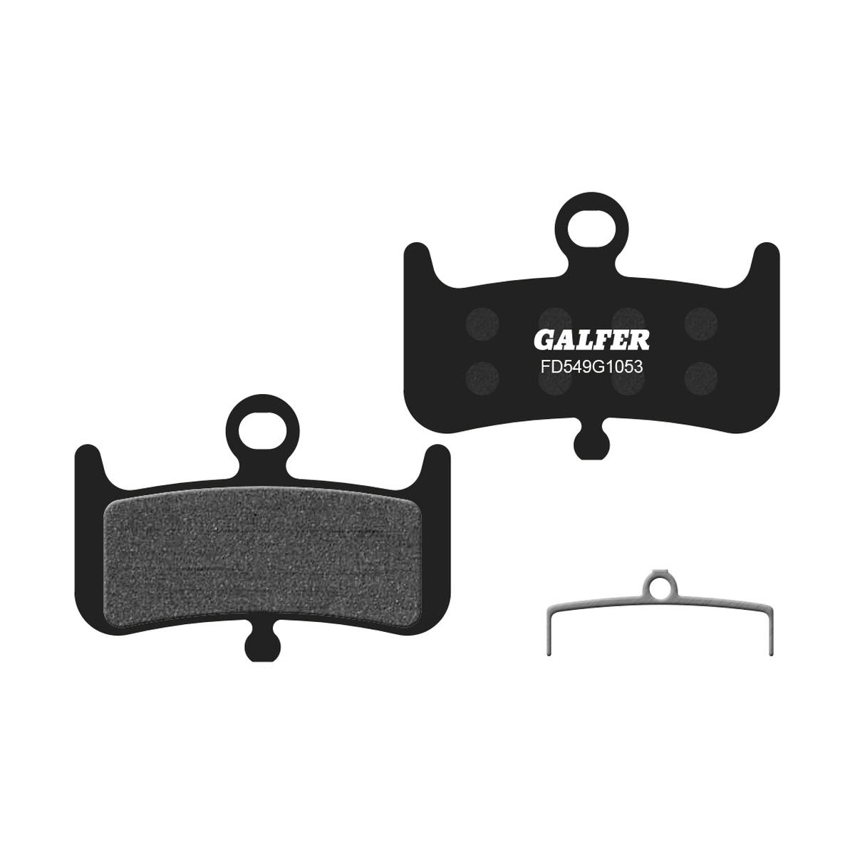 Pastillas de freno semimetálicas GALFER PERFORMANCE para Hayes Dominion A4 — vista principal