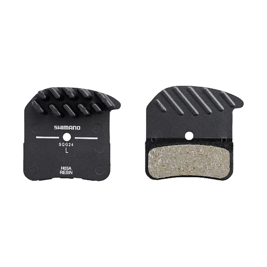 Pastillas de freno orgánicas ventiladas SHIMANO H03A para 4 pistones SAINT / XT 8020 / ZEE — vista principal