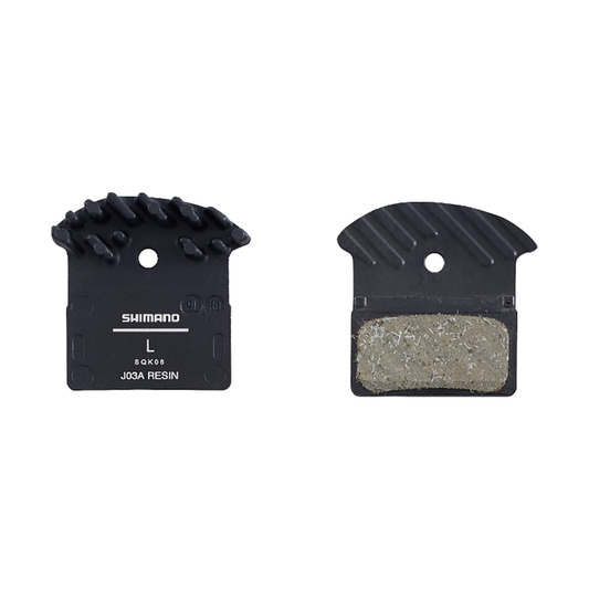 Pastillas de freno orgánicas ventiladas SHIMANO J03A para 2 pistones XTR / XT / SLX / DEORE — vista principal