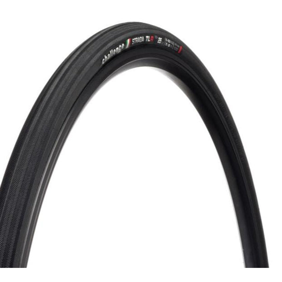Cubierta CHALLENGE STRADA 700c lista para tubeless negra