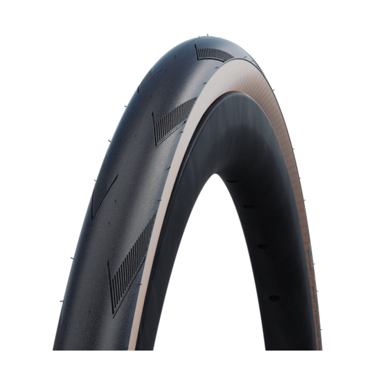 Cubierta SCHWALBE PRO ONE ADDIX Race Super Race V-Guard 700c Tubeless Ready beige
