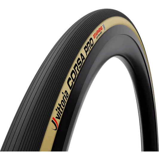 Cubierta VITTORIA CORSA PRO grafeno G2.0 700c lista para tubeless beige