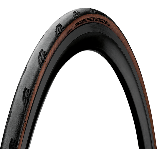 Cubierta CONTINENTAL GRAND PRIX 5000 S TR 650b Tubeless Ready marrón