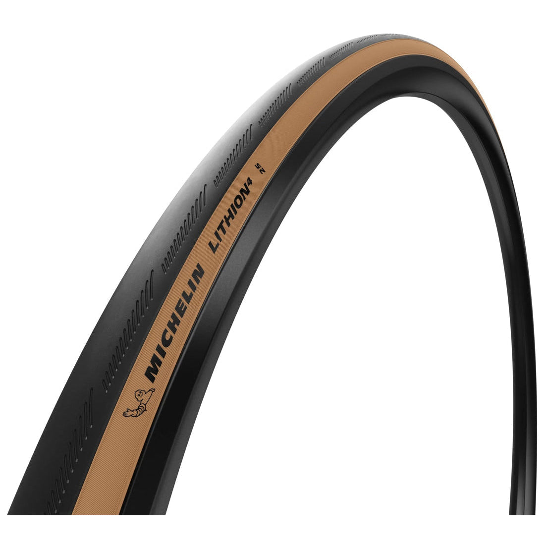 Cubierta MICHELIN LITHION 4 700c línea Rendimiento para cámara beige