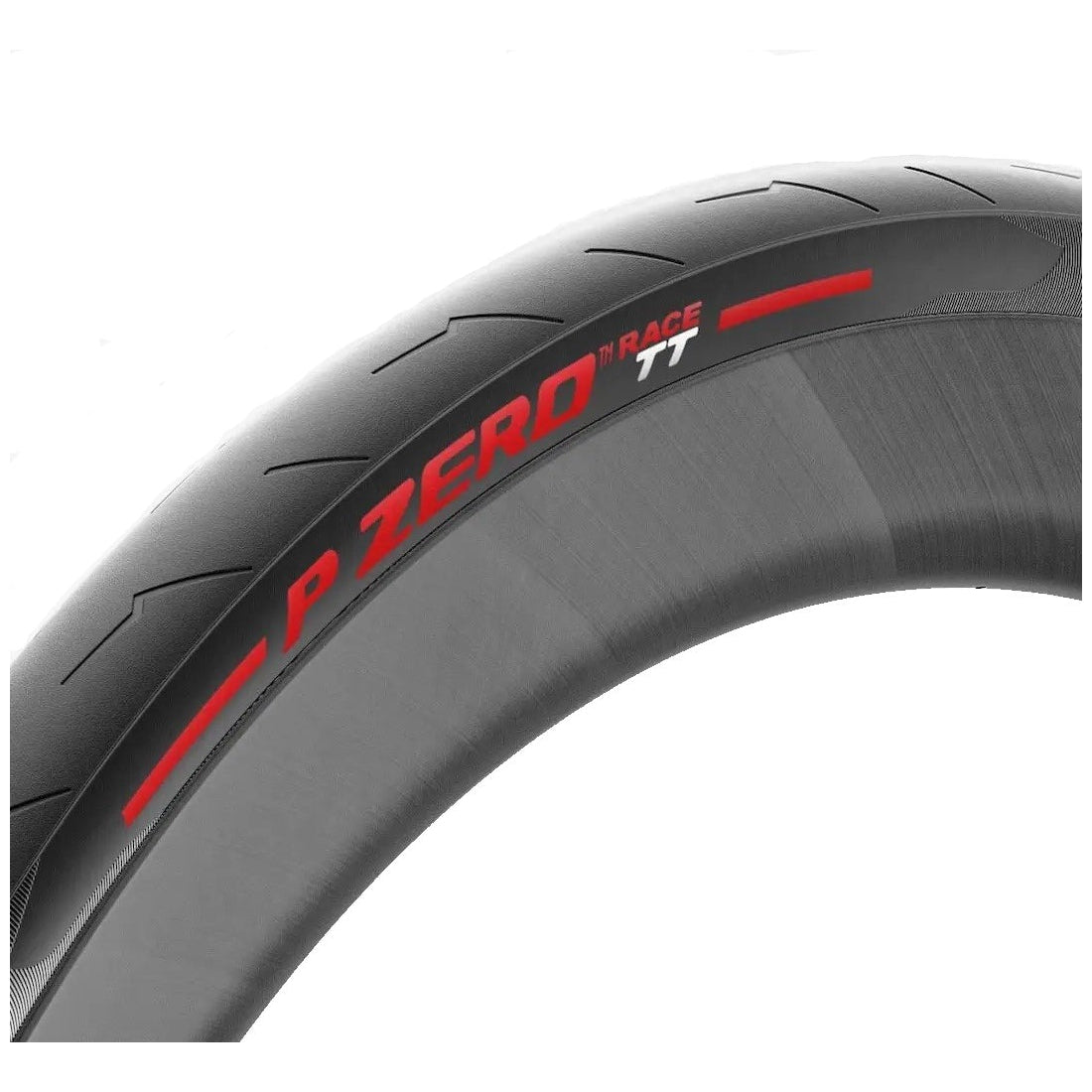 Cubierta PIRELLI P ZERO Race TT 700c para cámara roja