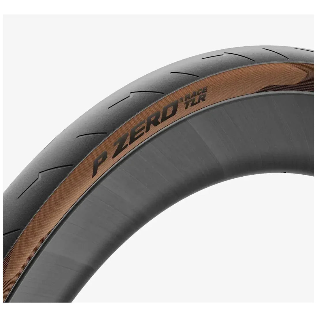 Cubierta PIRELLI P ZERO RACE TLR 700c lista para tubeless marrón