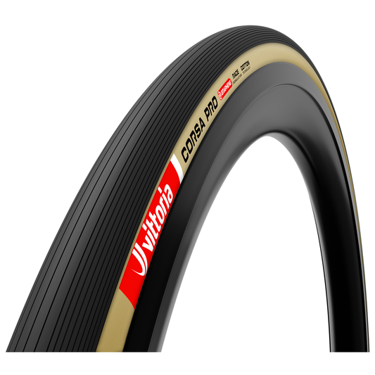 Cubierta VITTORIA CORSA PRO grafeno G2.0 700c para cámara beige