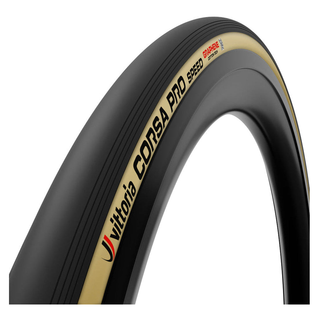 Cubierta VITTORIA CORSA PRO SPEED grafeno G2.0 700c plegable lista para tubeless beige
