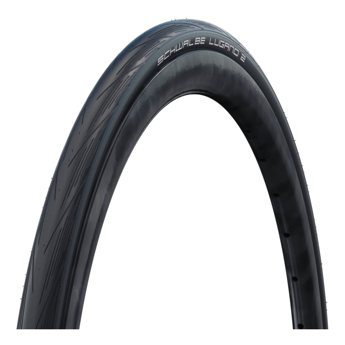 Cubierta SCHWALBE LUGANO II 700c K-Guard TubeType negra