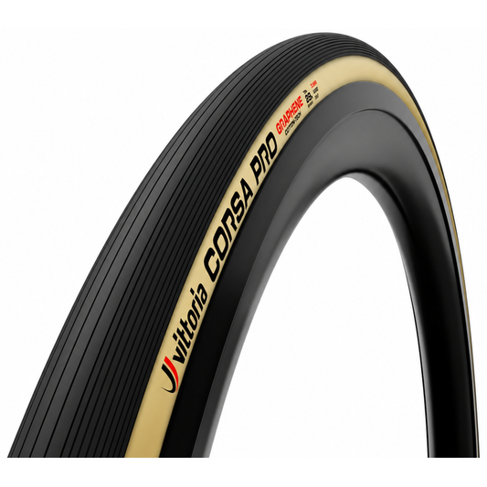 Neumático VITTORIA CORSA PRO WIDE Graphene G2.0 700c Tubeless Ready beige