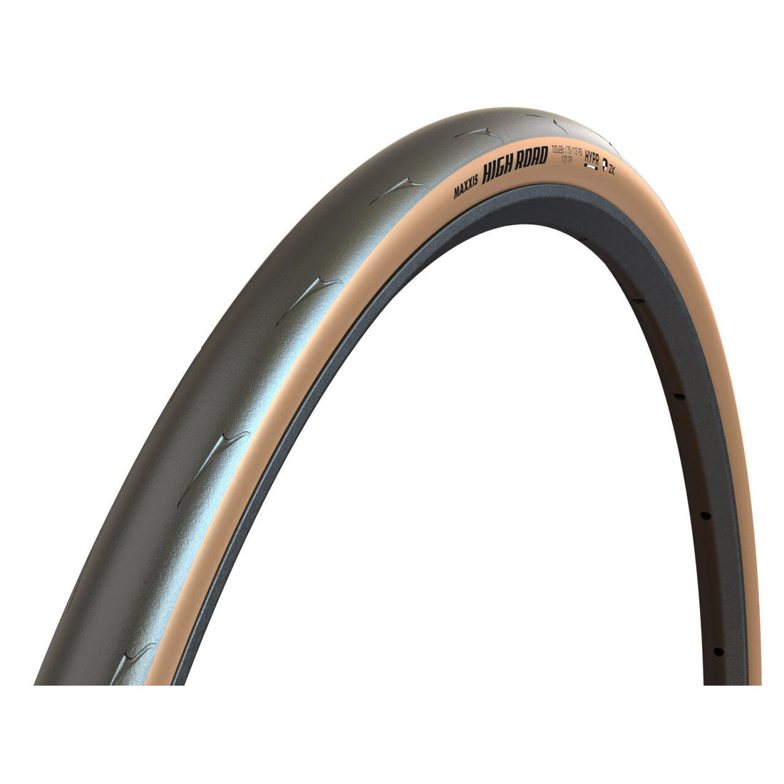 Cubierta MAXXIS HIGH ROAD Gen2 700x25c plegable para cámara marrón