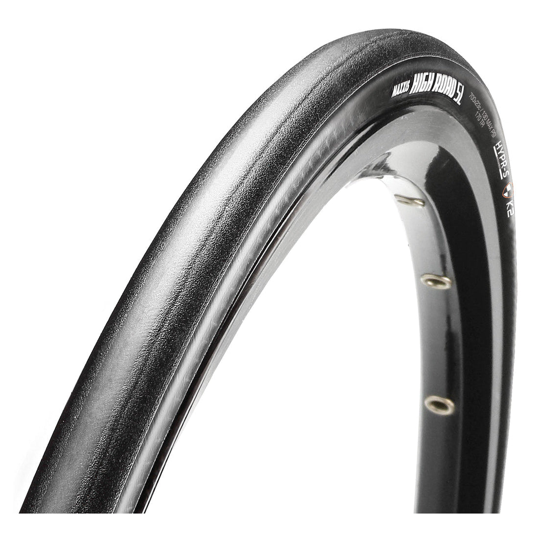 Cubierta MAXXIS HIGH ROAD SL 700x25c lista para tubeless negra