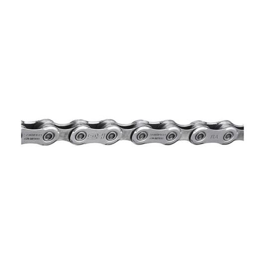Cadena SHIMANO XT ULTEGRA CN-M8100 de 12 velocidades con eslabón rápido, apta para bicicleta eléctrica — foto del producto sobre fondo blanco