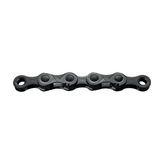 Cadena KMC E12 de 12 velocidades para bicicleta eléctrica, negra — foto del producto sobre fondo blanco