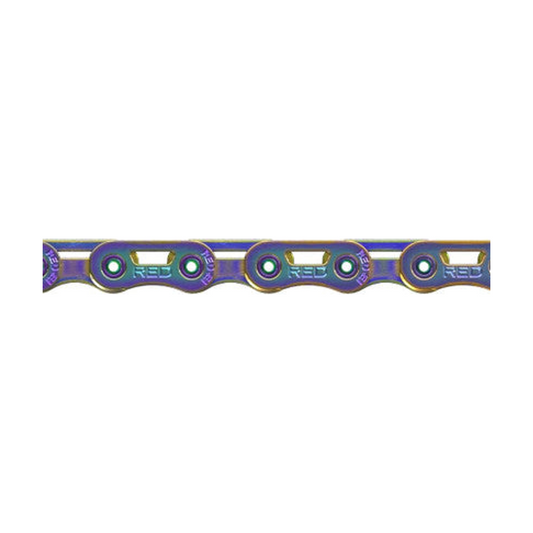 Cadena SRAM RED AXS E1 Flattop Rainbow de 12/13 velocidades — foto del producto sobre fondo blanco