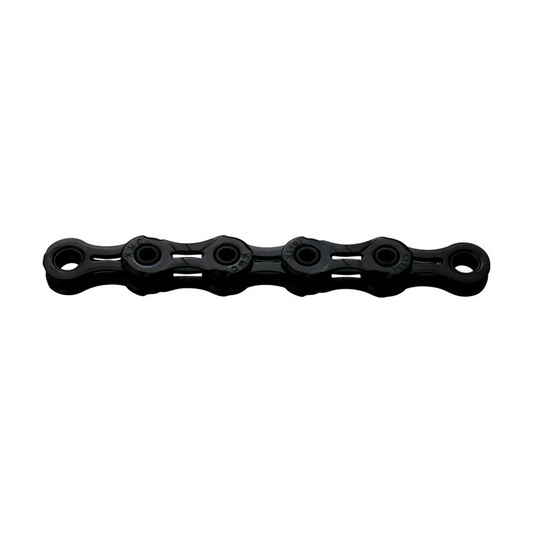 Cadena KMC DLC11 Waxed de 11 velocidades, negra y encerada — foto del producto sobre fondo blanco