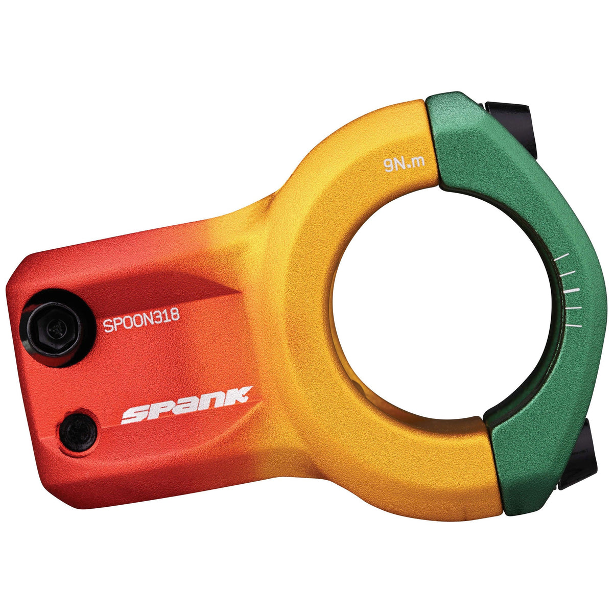 Potencia SPANK SPOON 318 Rasta — vista lateral